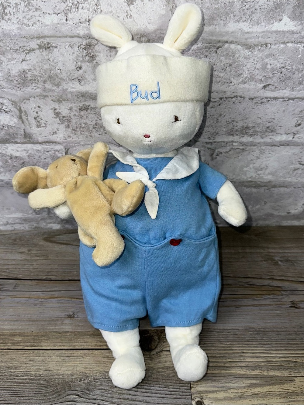 Bunnies By The Bay Bud & Skipit Plush Soft Toy Stuffed Animal EUC HTF 3151